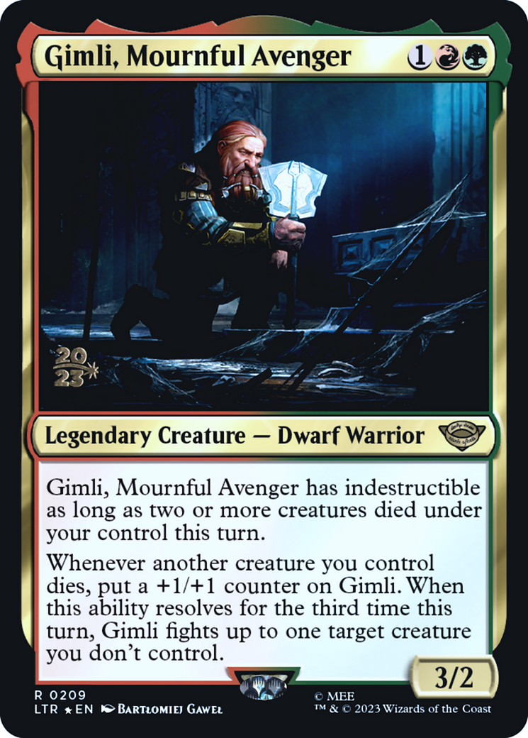 Gimli, Mournful Avenger Card Image