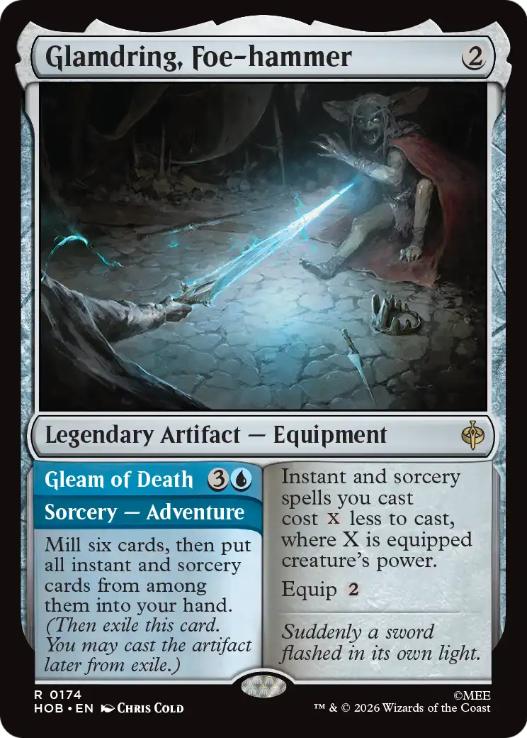 Gleam of Death Magic: The Gathering card