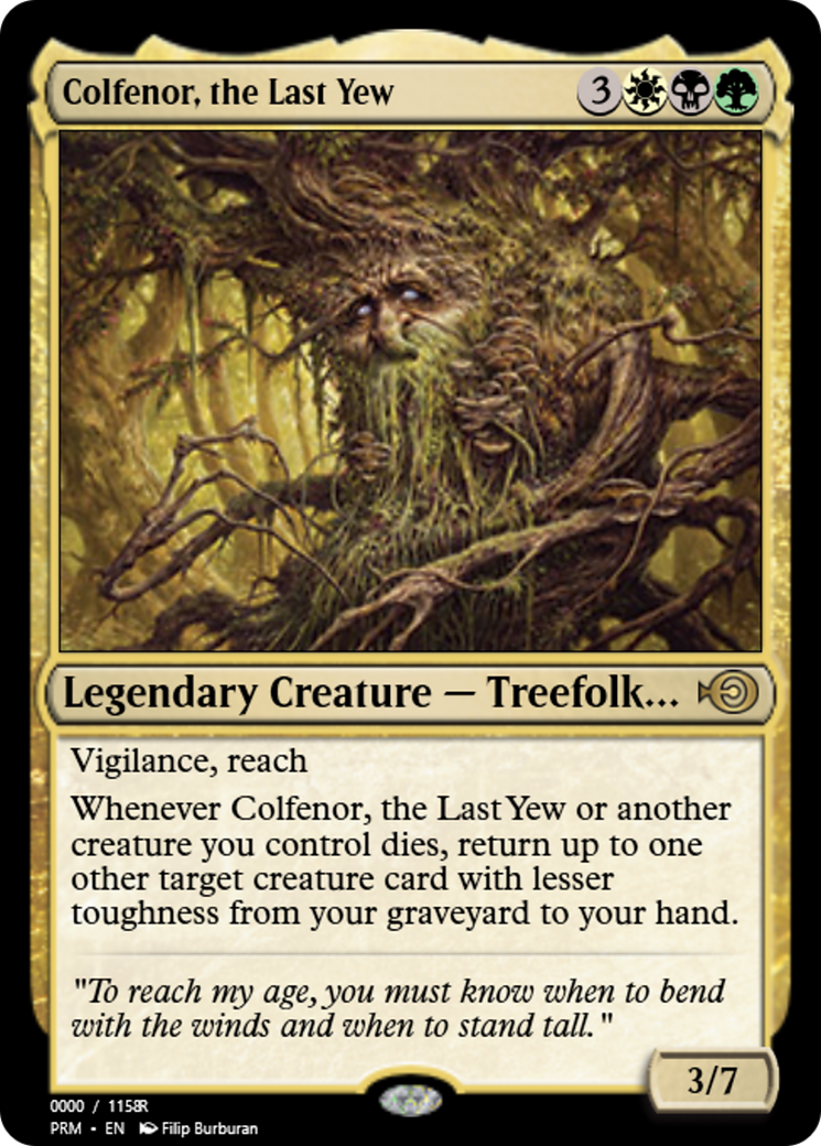 Colfenor, the Last Yew Card Image
