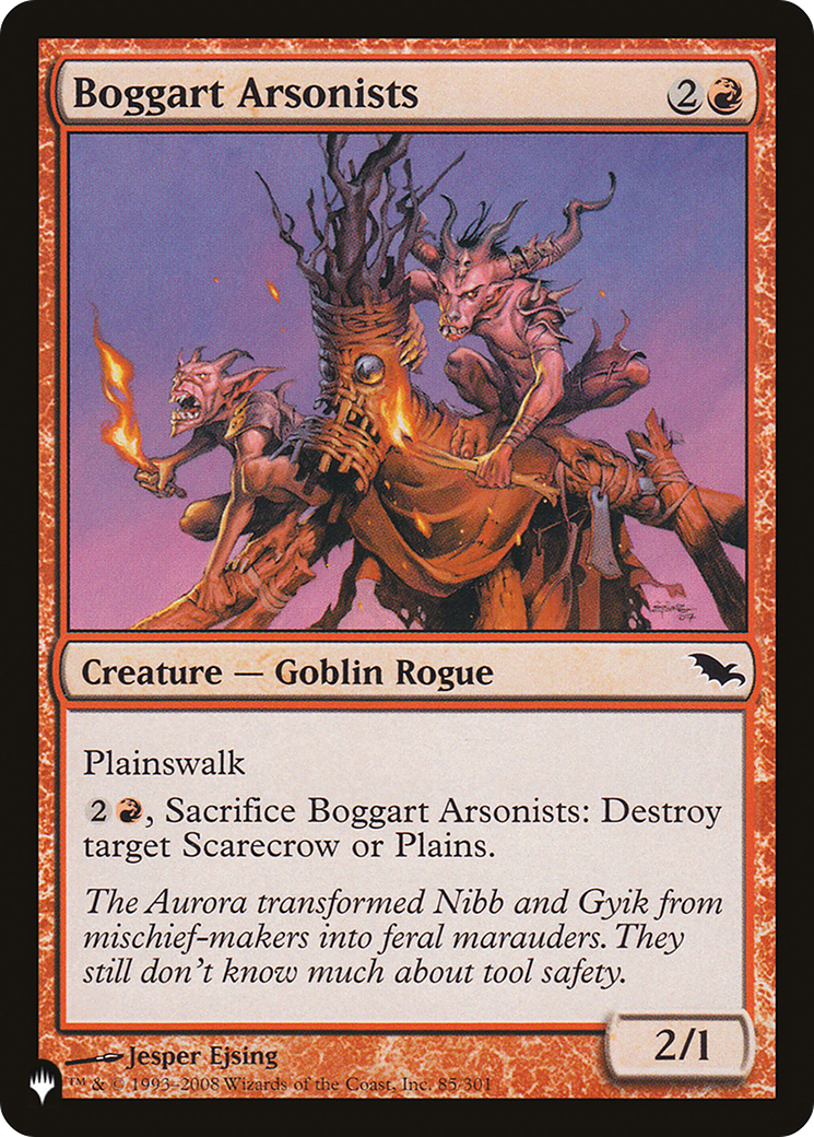 Boggart Arsonists Card Image