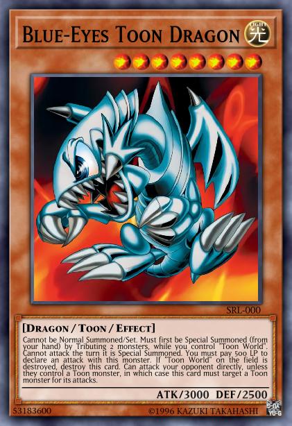 Blue-Eyes Toon Dragon Card Image