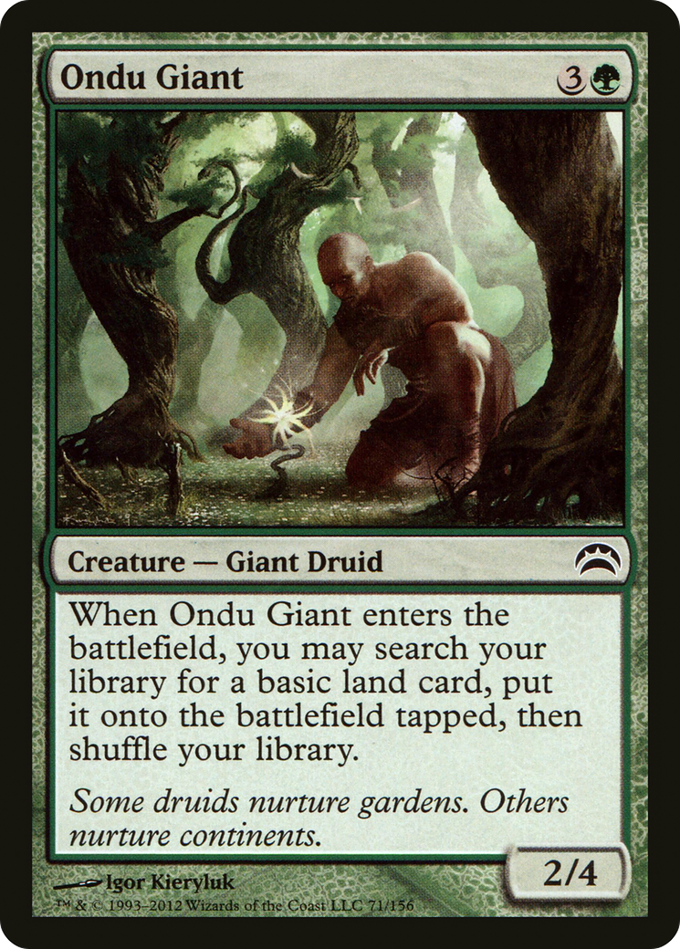 Ondu Giant Card Image