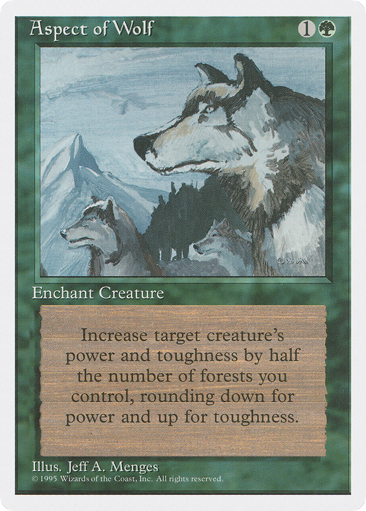 Aspect of Wolf Card Image