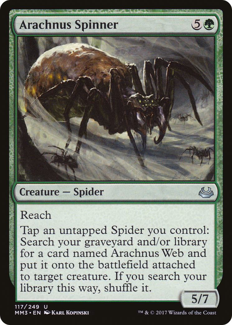 Arachnus Spinner Card Image