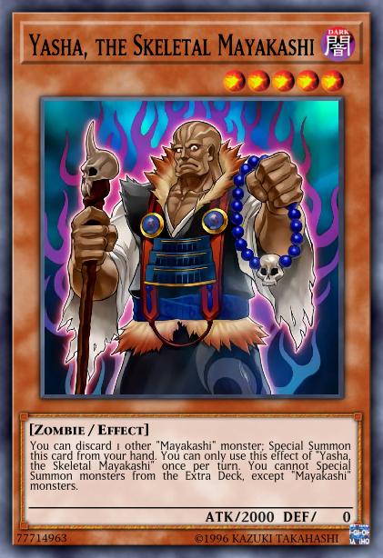 Yasha, the Skeletal Mayakashi Card Image