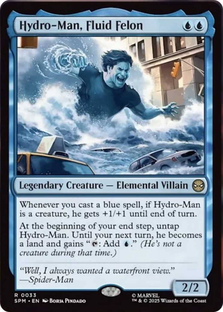 Hydro-Man, Fluid Felon Card Image