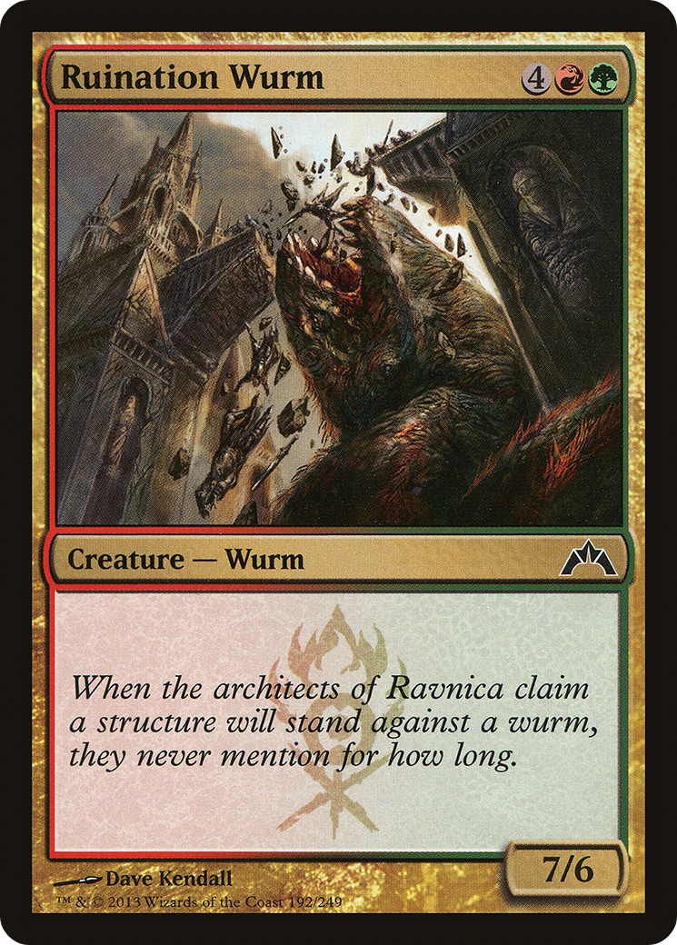 Ruination Wurm Card Image