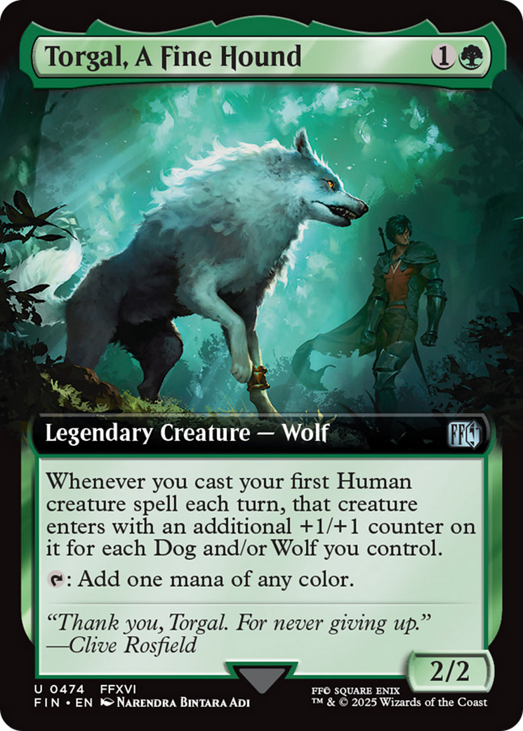 Torgal, A Fine Hound Card Image