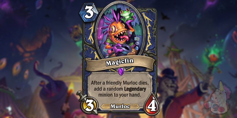 Magicfin is a New Shaman Murloc Revealed for Hearthstone's Darkmoon Faire Expansion