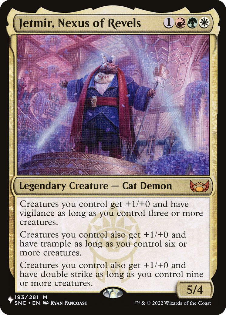 Jetmir, Nexus of Revels Card Image