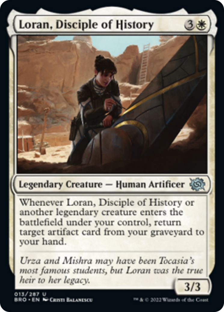 Loran, Disciple of History Card Image