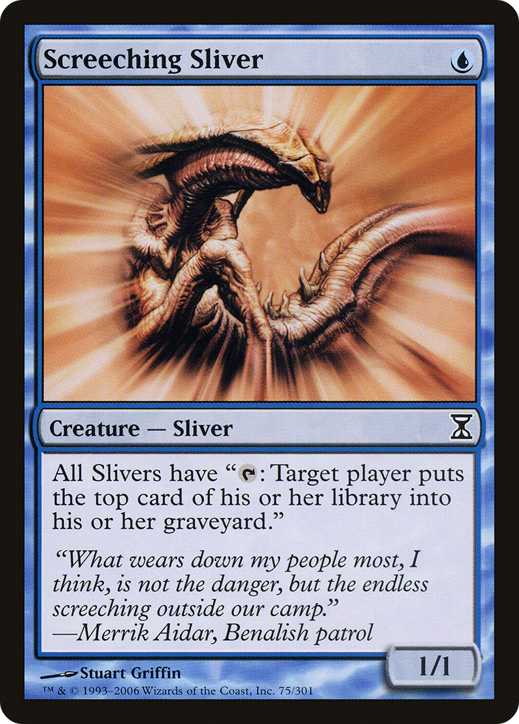 Screeching Sliver Card Image