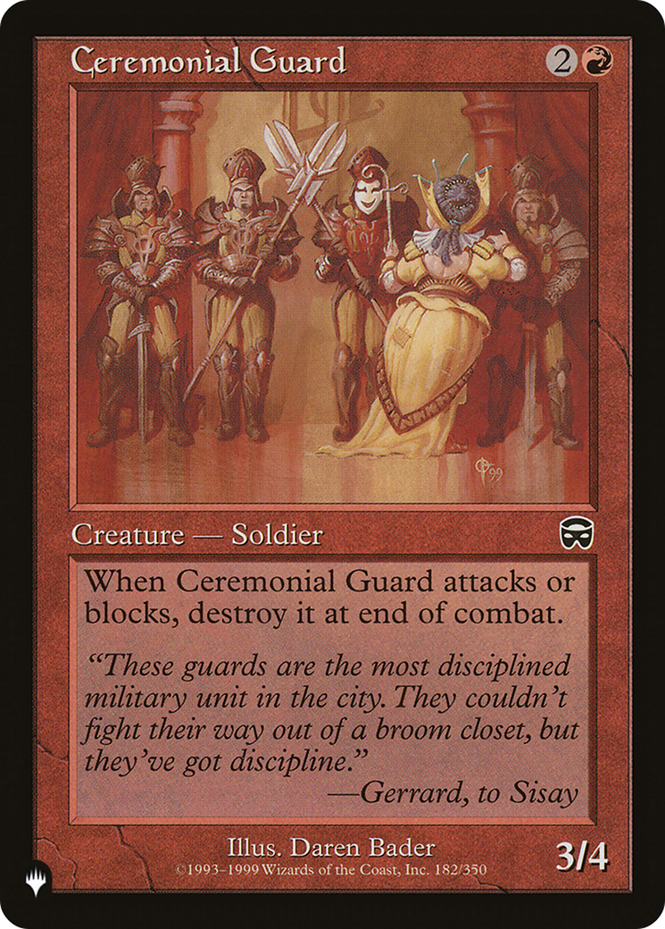 Ceremonial Guard Card Image