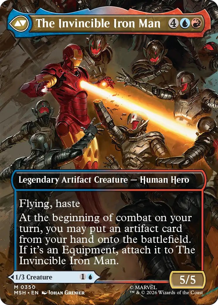 The Invincible Iron Man Magic: The Gathering card