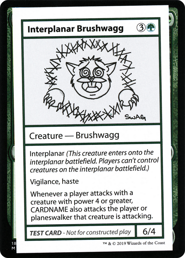 Interplanar Brushwagg Card Image