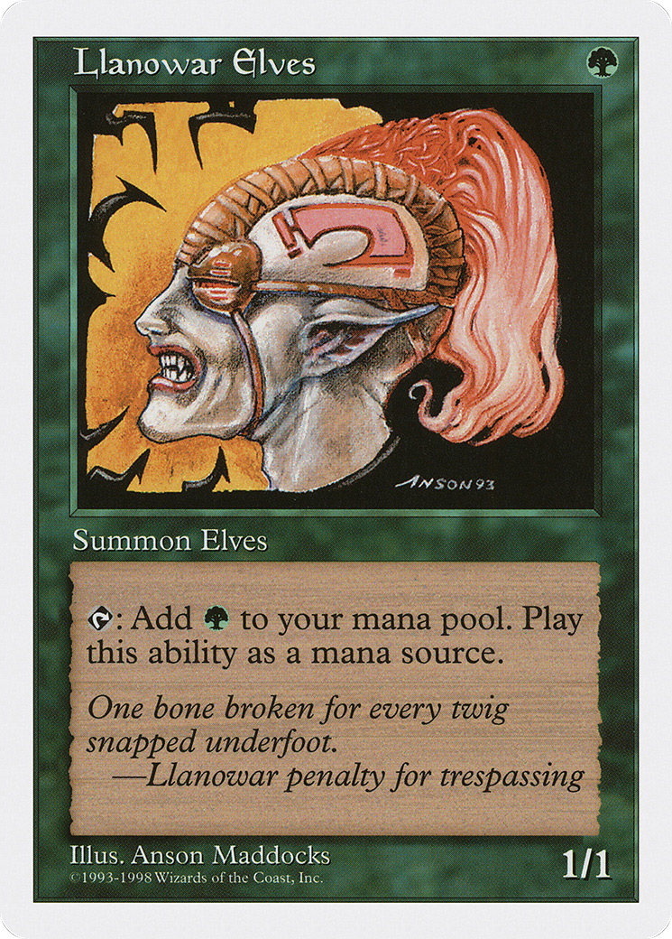 Llanowar Elves Card Image