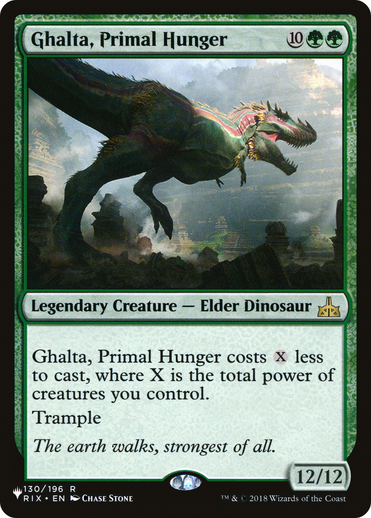 Ghalta, Primal Hunger Card Image