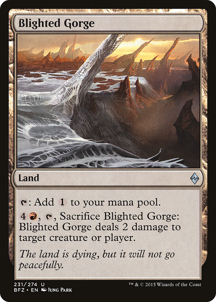 Blighted Gorge Card Image