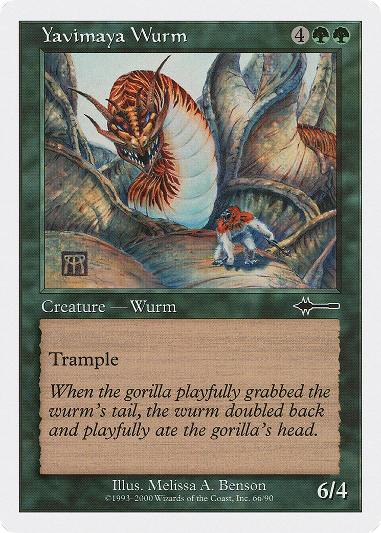 Yavimaya Wurm Card Image