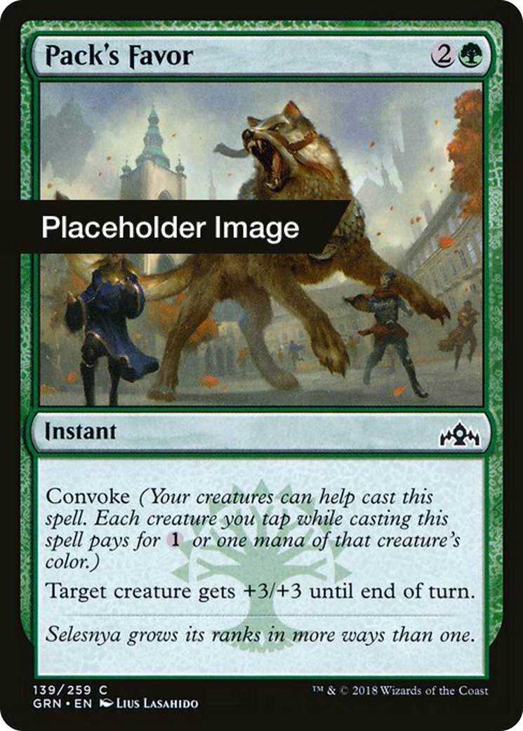 Pack's Favor Card Image