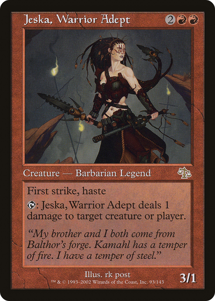 Jeska, Warrior Adept Card Image