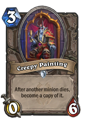 Creepy Painting Card Image