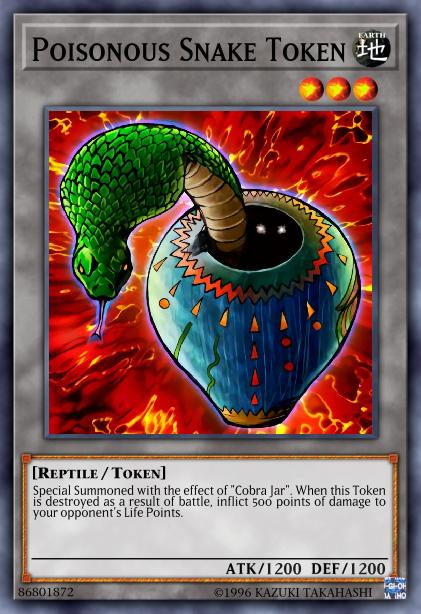 Poisonous Snake Token Card Image