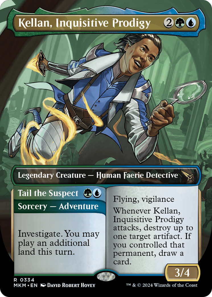 Kellan, Inquisitive Prodigy // Tail the Suspect Card Image