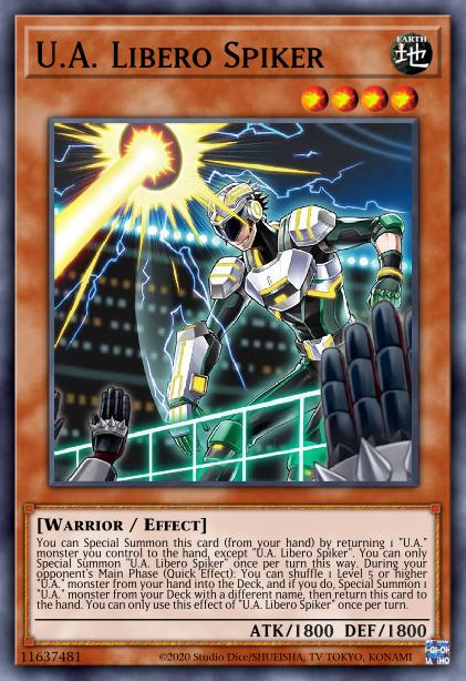 U.A. Libero Spiker Card Image