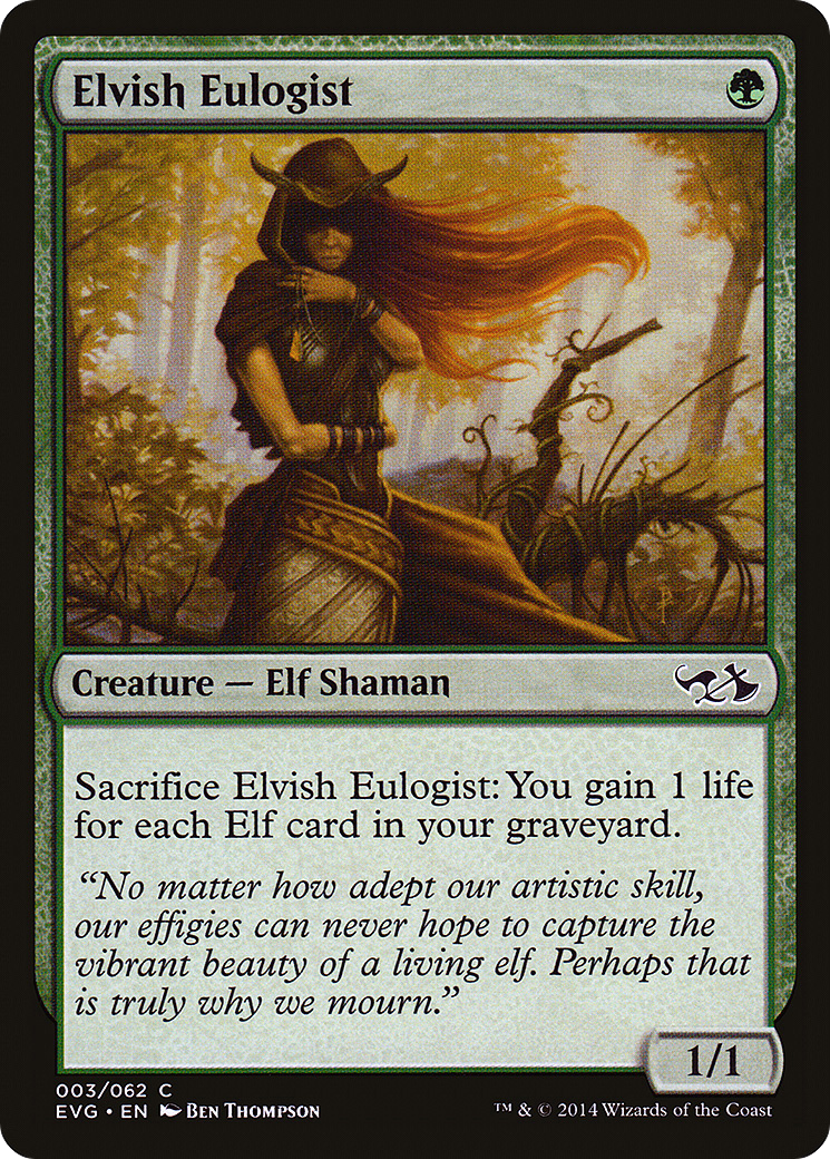 Elvish Eulogist Card Image