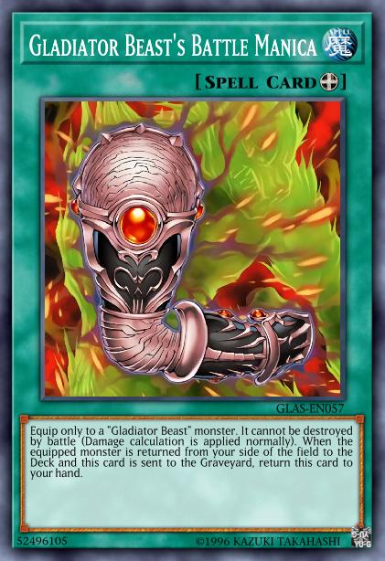 Gladiator Beast's Battle Manica Card Image