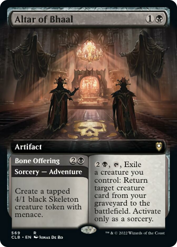 Altar of Bhaal // Bone Offering Card Image
