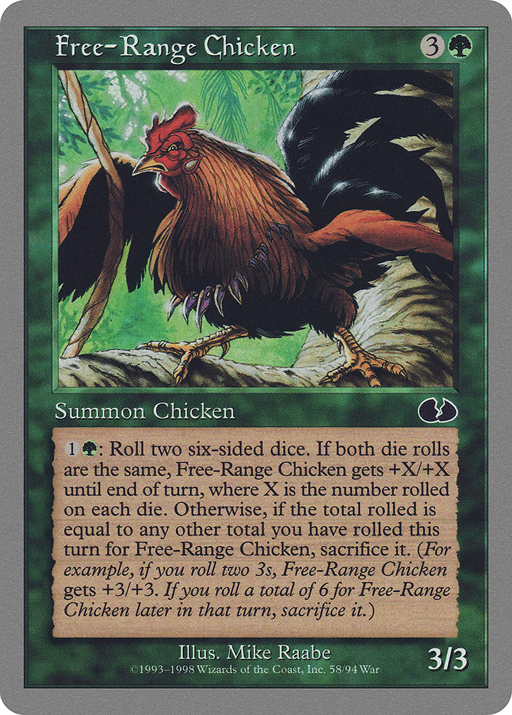 Free-Range Chicken Card Image