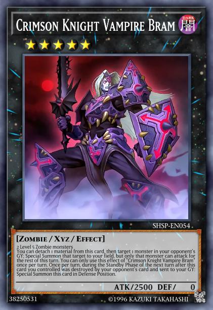 Crimson Knight Vampire Bram Card Image