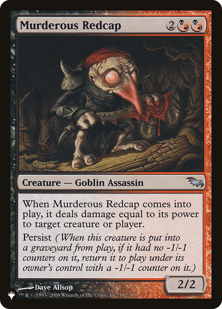 Murderous Redcap Card Image