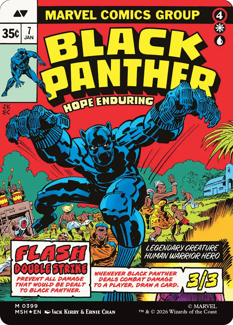Black Panther, Hope Enduring Magic: The Gathering card