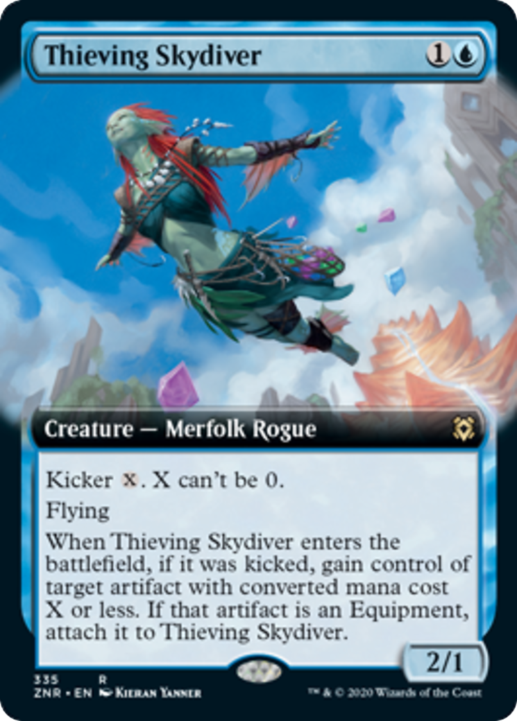 Thieving Skydiver Card Image