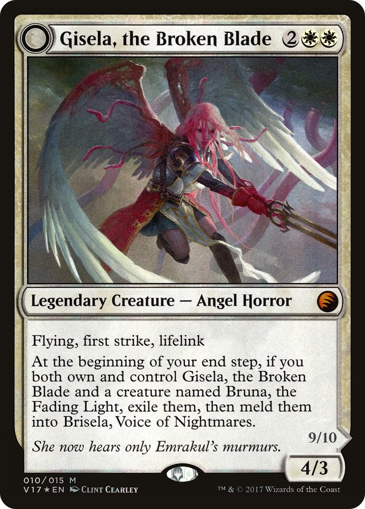 Gisela, the Broken Blade // Brisela, Voice of Nightmares Card Image