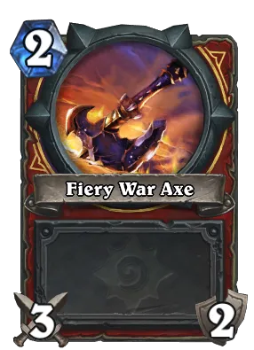 Fiery War Axe Card Image