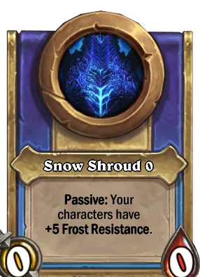 Snow Shroud {0} Card Image