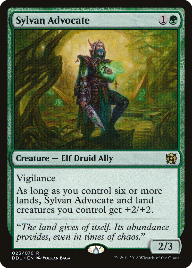 Sylvan Advocate Card Image