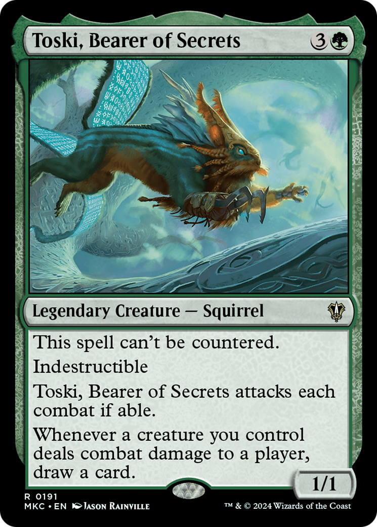 Toski, Bearer of Secrets Card Image