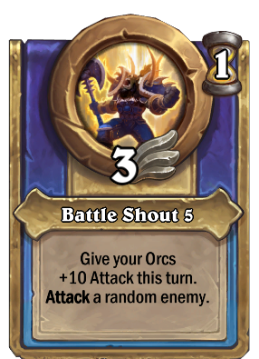 Battle Shout {0} Card Image