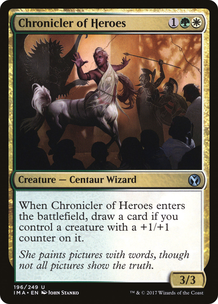 Chronicler of Heroes Card Image