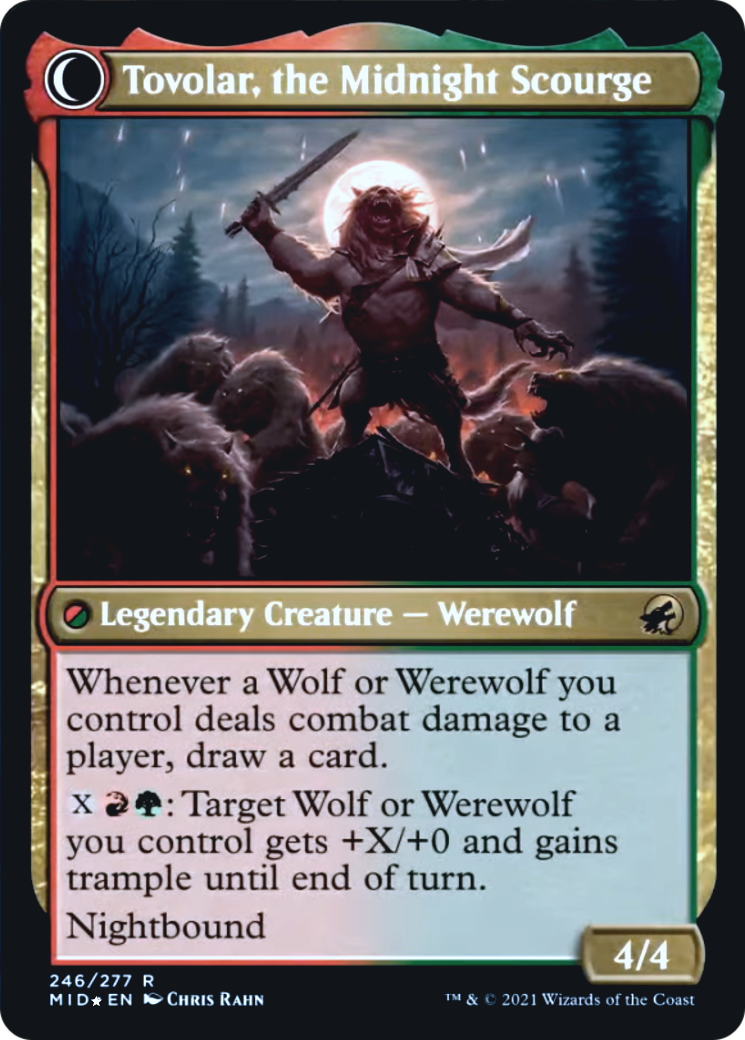 Tovolar, Dire Overlord // Tovolar, the Midnight Scourge Card Image