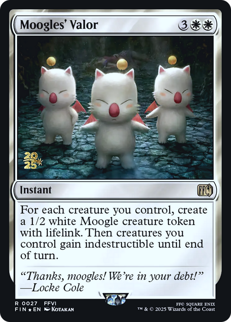 Moogles' Valor Card Image