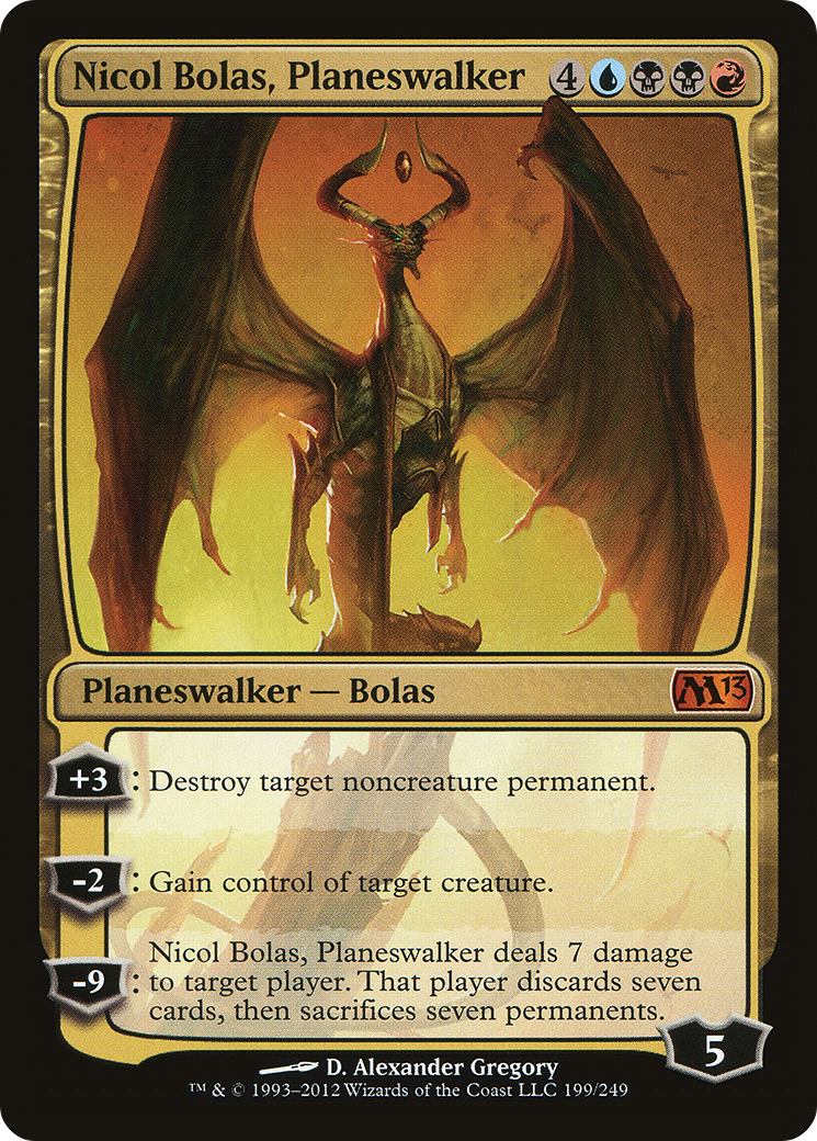 Nicol Bolas, Planeswalker Card Image