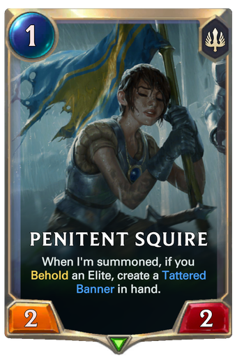 Penitent Squire Card Image