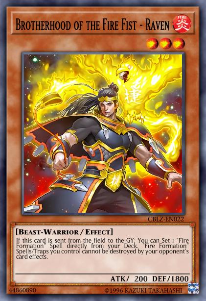 Brotherhood of the Fire Fist - Raven Card Image