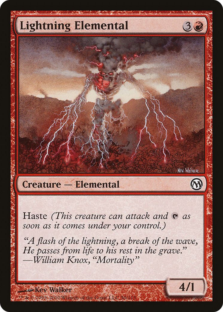 Lightning Elemental Card Image